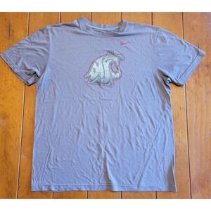 Nike Washington State Cougars NCAA T Shirt Mens L Gray Athleisure